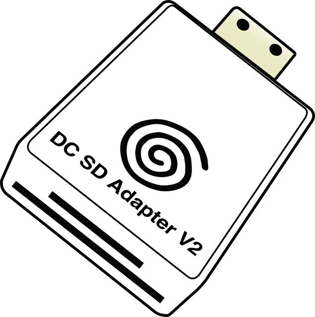 For Dreamcast Shell Boot Loader with CD SD/TF Card Adapter Reader V2 for Dreamcast DC Retro Game Console