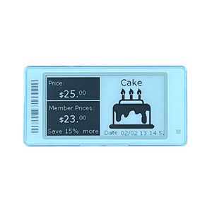2.6 Inch Electronic Shelf Label Esl Tag With Price Tag Holder For Frozen Food Smart Electronic Meat <strong>Product</strong> <strong>Display</strong> Labels - Product Image 1