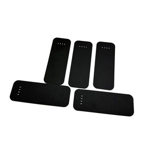 Couvre-embouts en PVC noir pour luminaires, avec installation par ruban adhésif ou vis - Product Image 5