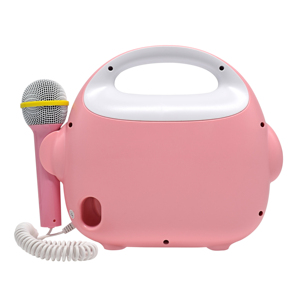Altavoz de Karaoke Mini Boombox <span class=keywords><strong>Partybox</strong></span> de alta calidad para regalo del hogar de los niños Altavoz de micrófono inalámbrico portátil - Product Image 4