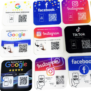 Plaque NFC Avis <span class=keywords><strong>Google</strong></span> 12x12cm - Carte NFC pour Avis <span class=keywords><strong>Google</strong></span> - Product Image 3