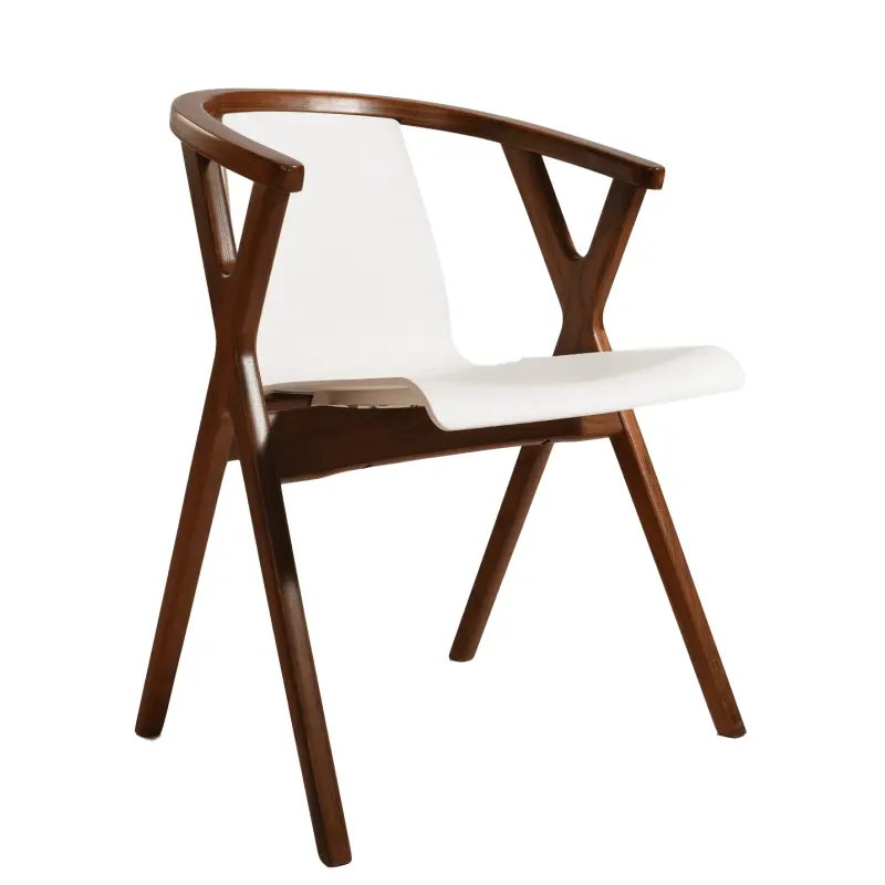 Современная итальянская награда Reddot, обеденное Прочное деревянное кресло, стул для ресторана, фабричное WD-S007