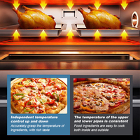 Four à pâtisserie professionnel de haute qualité, 2 étages, 4 plateaux, à gaz ou électrique, pour boulangerie, fabriqué en matériau de qualité supérieure, YXY-40A
