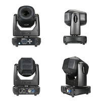 Dj Disco Stage Effect Light 6 Prism Gobo Mini 100W LED Beam Spot Moving Head Light avec LED Ring