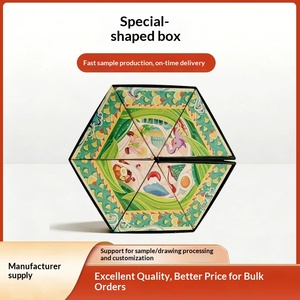 Luxury Custom Dragon Boat Festival Zongzi Gift <b>Box</b> with Handle, Modern Minimalist Design for Wholesale - Product Image 1