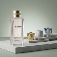 Flacon de parfum en verre givré mat de haute qualité, 30 ml, 50 ml, 100 ml, gravure personnalisée, forme sur mesure, directement de l'usine, prix compétitif
