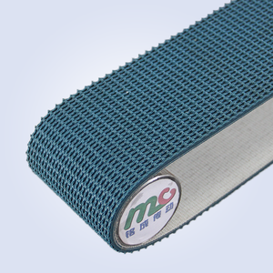 Sabuk Konveyor Portabel Pola Rumput PVC Hijau Murah - Product Image 2