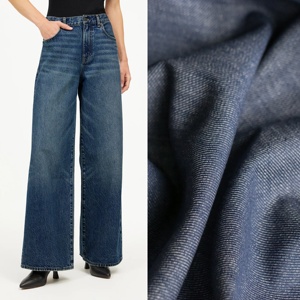 Tela vaquera de algodón para mujer, tela vaquera de algodón Spandex, tela de algodón y poliéster para jeans, pantalones, chaqueta, alta calidad, 12 oz