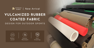 בד מצופה גומי וולקני עמיד למים, נושם, עמיד לאוזון, נגד סדקים, חומר יריעות, חלק עליון לנעלי גברים לשימוש חיצוני - Product Image 4
