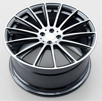 Jantes de voiture de course forgées 17 18 19 20 21 22 23 24 pouces pour Mercedes-Benz T466 ET45 CB66.6 GUN METAL MACHINE FACE