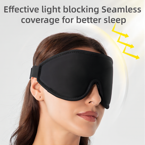 Venta caliente logotipo personalizado 3D Blackout Sleep Mask 3D Memory Foam Lash Eye Mask para el hogar belleza y producto de cuidado personal - Product Image 4