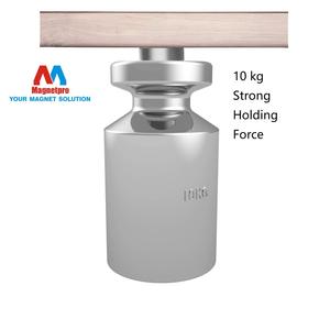 Aimant Magnetpro à tête fraisée avec vis et 4 coussins en acier 10 Kg Force 20X7 <span class=keywords><strong>Mm</strong></span> Aimant avec trou et capsule - Product Image 5