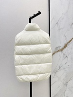 Gilet d'hiver matelassé double face imperméable de haute qualité pour femme, col montant, fermeture éclair, tissu en toile respirant