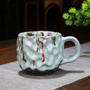 Taza de Café de Cerámica Estilo Japonés Vintage, Taza para Té, Leche, <span class=keywords><strong>Cerveza</strong></span>, Taza para Bebidas de Oficina y Hogar, Taza de Espresso - Product Image 4