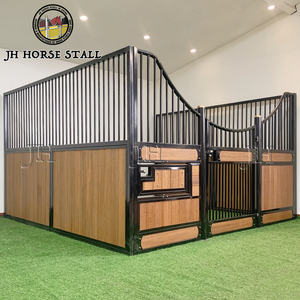 Stalle d'écurie de cheval en métal de longévité en métal facile de kit de stalles en bambou tissées par brin permanent Offre Spéciale - Product Image 3