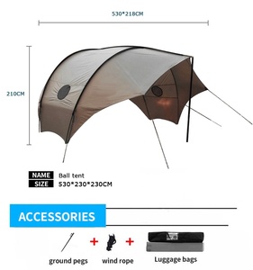 <span class=keywords><strong>Abri</strong></span> de camping grand format OEM, imperméable, auvent extérieur, parasol pour camping, base de camping et overlanding - Product Image 4