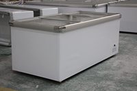 Congélateur vitrine sans portes (ouvertes) en acier inoxydable 304 pour restaurant
