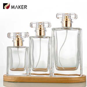 Thời trang sang trọng phun bơm thẩm mỹ Parfum Nước hoa chai 30ml 50 <span class=keywords><strong>ml</strong></span> 100ml Rỗng 50 <span class=keywords><strong>ml</strong></span> bơm lại vuông chai nước hoa thủy tinh - Product Image 4