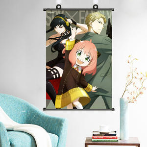 Décoration murale enroulable en plastique/aluminium écologique avec personnages d'anime <span class=keywords><strong>SPY</strong></span> X <span class=keywords><strong>FAMILY</strong></span>, design personnalisé, décoration d'intérieur, art - Product Image 5