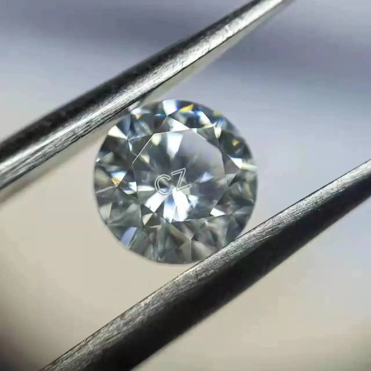 High Quality 3-15mm White Round Loose Cubic Zirconia CZ Gems Loose Stone Used for jewelry inlay