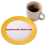 20 ans d'expérience en usine, vente en gros de 25 kg de poudre édulcorante en vrac, mélange pur d'extrait de fruit de moine et d'érythritol