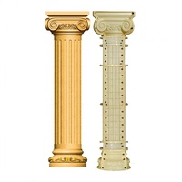 Coffrage en plastique pour colonnes, moule pour piliers romains, piliers conçus, tête de pilier, base de pilier