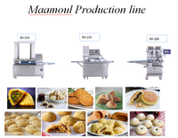 Machine à encroûter et à remplir Maamoul remplie de date Machine à estamper la ligne de production Mooncake pour les biscuits Maamoul