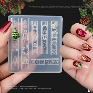 Nouveau moule en silicone 3D pour <span class=keywords><strong>nail</strong></span> <span class=keywords><strong>art</strong></span> 2025, série de Noël, flocon de neige, renne, moule de dessin animé mignon 3D, décoration DIY pour <span class=keywords><strong>nail</strong></span> <span class=keywords><strong>art</strong></span> - Product Image 5