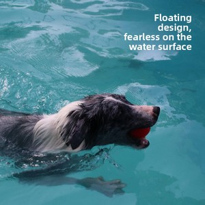 Pelota de Goma Indestructible para Perros, Juguete Masticable con Sonido, Flotante, para el Cuidado Dental, Juguete Interactivo para Perros, Suministros para Mascotas - Product Image 3