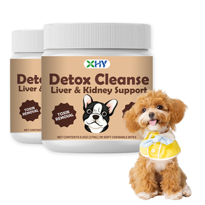 Golosinas de Marca Propia para Mascotas, Suplemento para la Salud del Hígado y los Riñones, Golosinas Masticables Suaves, Desintoxicación Natural, Apoyo para el Hígado y los Riñones para <span class=keywords><strong>Perros</strong></span> - Product Image 1