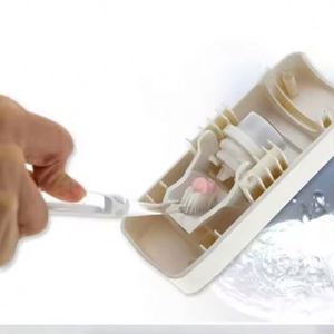 Support mural en plastique pour salle de bain avec distributeur – Offre spéciale : Kits de brosses à dents - Product Image 2