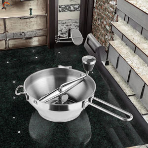 Coupe-légumes manuel multifonctionnel moderne en acier inoxydable avec 3 disques interchangeables pour les restaurants de pommes de terre - Product Image 1