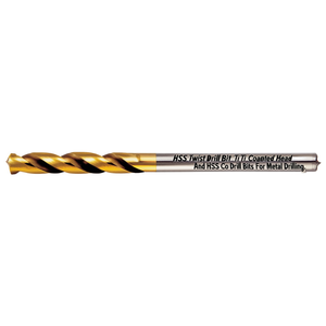 Foret hélicoïdal HSS avec tête revêtue de TiN, forets HSS et HSS-Co pour le perçage du métal - Product Image 2