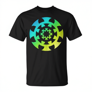 T-shirt débardeur avec symbole mystique ancien, motif cercle magique, pour hommes et femmes, vêtements promotionnels - Product Image 2