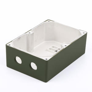 Maßgefertigtes IP65 Wasserdichtes Aluminium-Elektronikgehäuse <span class=keywords><strong>Outdoor</strong></span>-Steuerungsbox Pulverbeschichtet ISO9001-Zertifiziert Marke Runpeng MOQ - Product Image 1