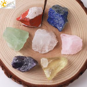 <span class=keywords><strong>CSJA</strong></span> Vente en gros en vrac de pierres précieuses brutes naturelles de guérison Reiki des 7 chakras, cristaux de roche, quartz, pierres brutes, ensemble pour le yoga et la méditation K024 - Product Image 1