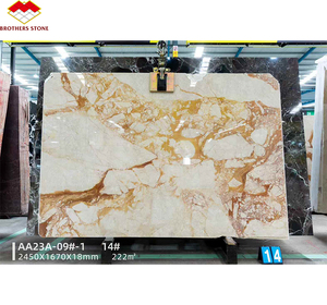 Top Quality White Marble with Gold Vein Stones Polished Tiffany Gold Wall Panel Marble Decorative <strong>Stone</strong> for Home Design - Product Image 2
