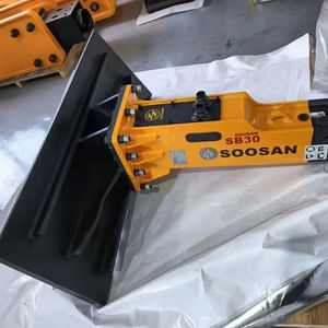 New Box Type Skid Steer SB30 Hydraulic Breaker HB20G Model with Durable Chisel for Essential Engine Construction and Mining - Product Image 1