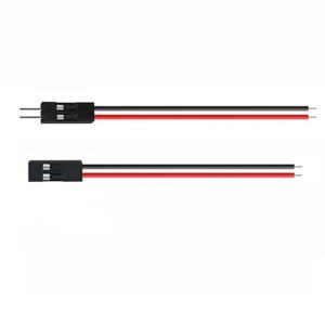 Kabel Ekstensi Perakitan Komputer XINYING 100mm 2Pin Dupont 2.54mm Female Male Ujung Terbuka Berlapis Timah Isolasi PVC - Product Image 2