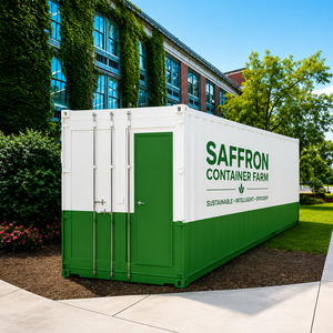 Système <span class=keywords><strong>de</strong></span> ferme mobile clé en main pour la culture du <span class=keywords><strong>safran</strong></span> en conteneur, avec pompe, pour usine horticole intérieure à climat contrôlé par CVC intelligent et automatique - Product Image 1
