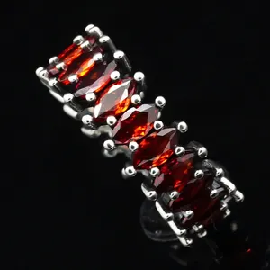 Open Style Ruby Ring In 925 Sterling Silver, Ruby Ring For Men