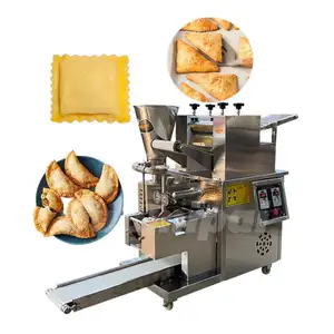 Máquina automática de fazer empanada de samosa e bolinho de amassado Gyoza congelada, melhor preço em aço inoxidável