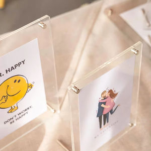 Fashion Modern A4 Poster <b>Puzzle</b> <b>Frame</b> Ornament Double Sided Transparent Acrylic <b>Frame</b> Photo <b>Frame</b> - Product Image 5