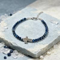 Bracelets faits à la main, bijoux, mini pierres bleues réglables, bracelets de mode au design original, bracelets et joncs de mode pour cadeau