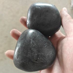 Galets <span class=keywords><strong>de</strong></span> rivière en pierre naturelle noire pour la décoration d'aquarium, hydroponie, extérieur, villa, salle <span class=keywords><strong>de</strong></span> bain, jardin, allée, pavage - Product Image 5