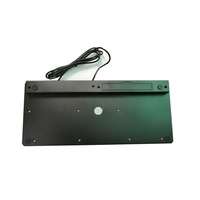 Nuevo Teclado Ergonómico Estándar para Oficina, Mini Laptop K1000, 78 Teclas, Plástico, USB, Cableado, Plug and Play, Diseño Personalizado
