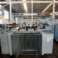 Transformateur immergé dans l'huile 10 kV S11 extérieur 3P 630 kVA abaisseur 50/60 Hz bobinage en cuivre 400 V Mall Park Honggu