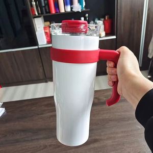 Vaso Térmico Personalizado de Acero Inoxidable 304 de 40 oz con Asa y Tapa con Pajita - Product Image 4