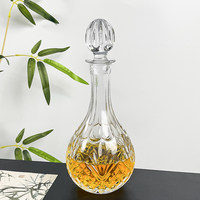 Verre à vin rouge sculpté de style chinois, légèrement luxueux, pour usage domestique, de haute qualité, esthétiquement plaisant, à large ventre, 801-900 ml