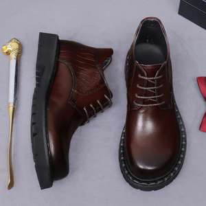 Zapatos Casuales de Terciopelo de Alta Calidad para Hombre, Diseño Personalizado al por Mayor, para Caballeros, Oficina, Carrera, Otoño, Aumentan la Estatura - Product Image 1